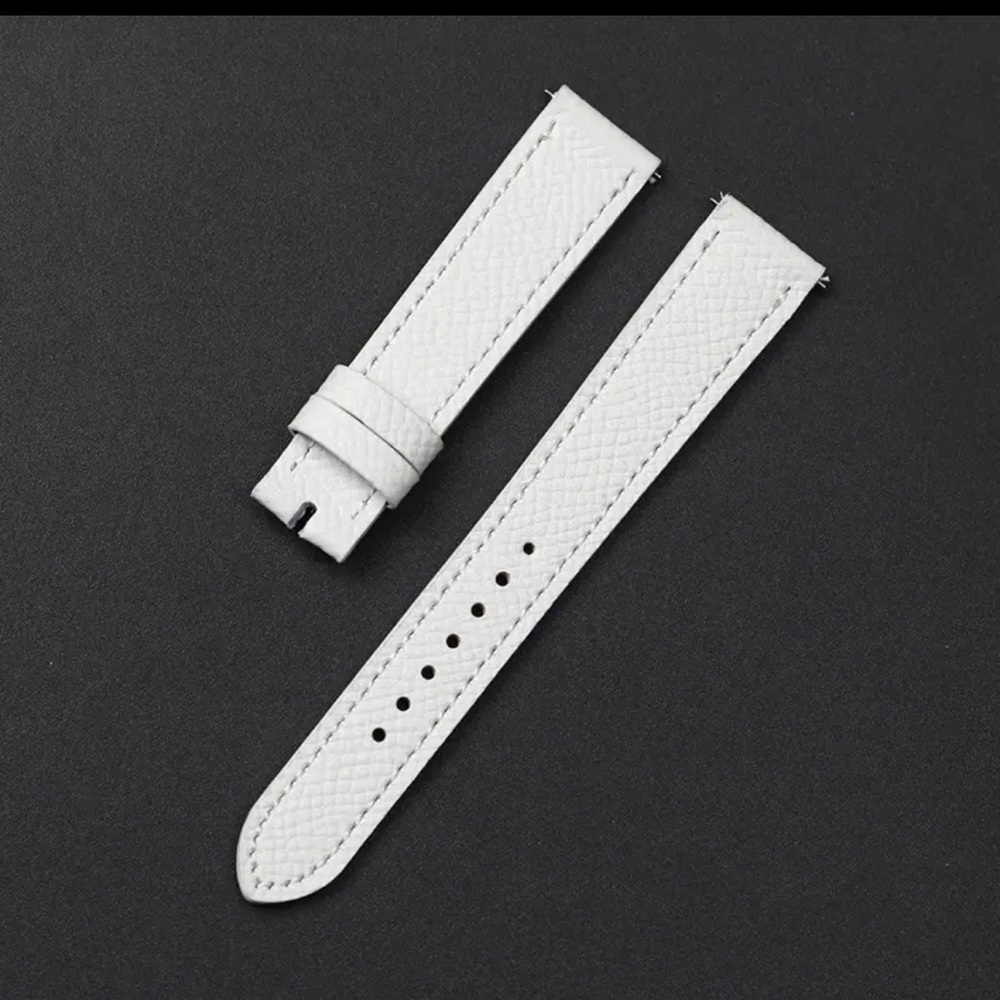 NWT watch strap white leather 16mm